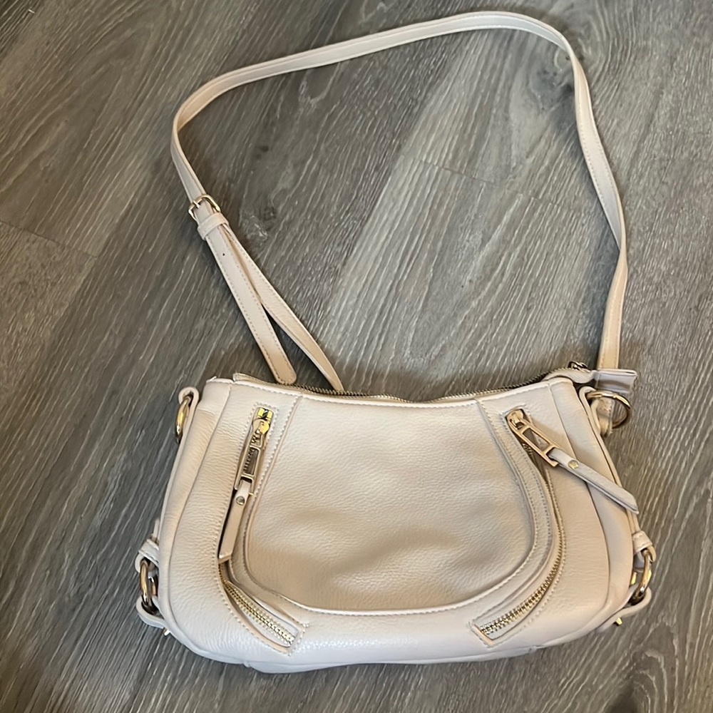 Vici cream cross body bag